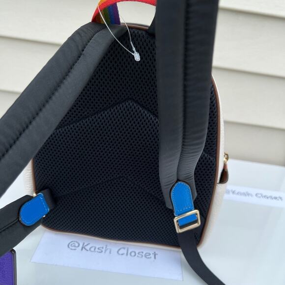 Coach Backpack Mini Court With Rainbow Coach - Picture 4 of 10